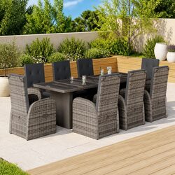 Create Memories with Our 9 Piece Garden Dining Set