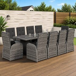 Your New 11-Piece Outdoor Dining Set Awaits