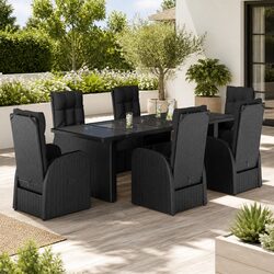 Your New Favorite 7-Piece Outdoor Dining Set in Black