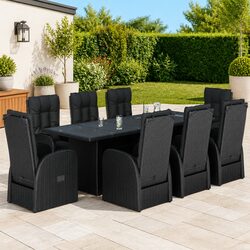 Friendly 9 Piece Outdoor Dining Set for Your Patio