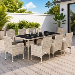 Your Ideal 9 Piece Outdoor Dining Set Awaits