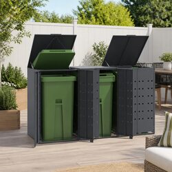 Friendly Wheelie Bin Storage Enclosure for Your 3 Bins