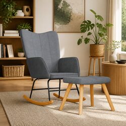 Your New Favorite Rocking Chair and Stool Set