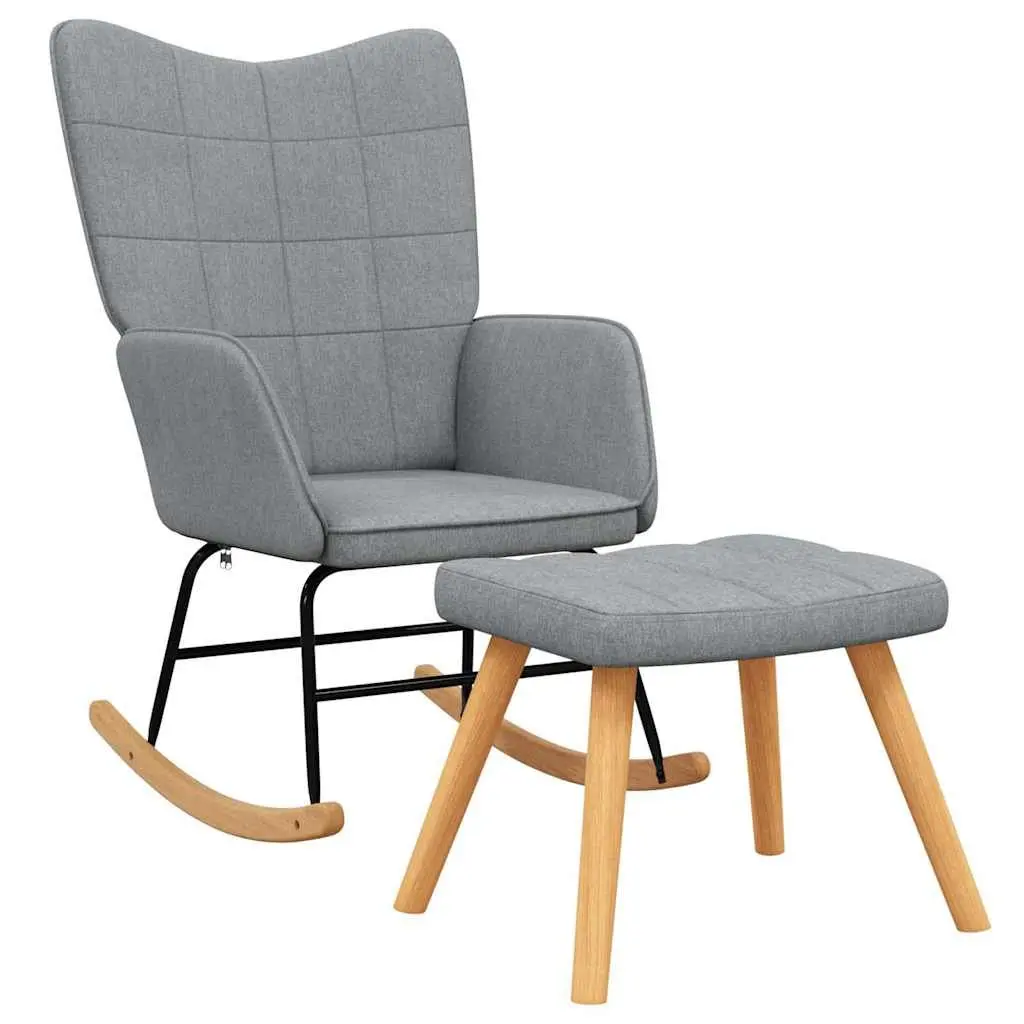 Rocking Chair and Stool Set