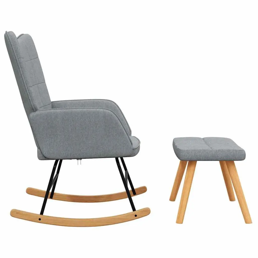 Rocking Chair and Stool Set