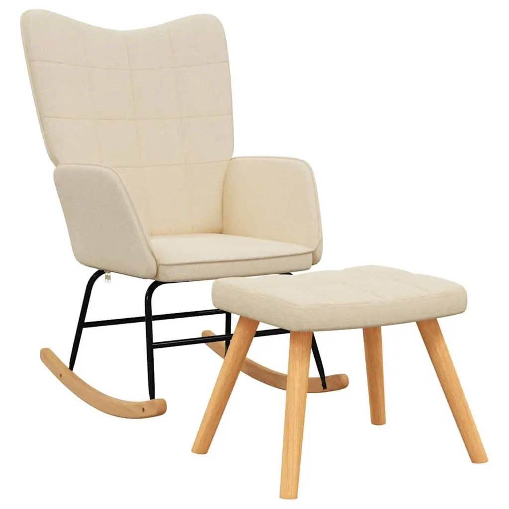 Rocking Chair with Stool