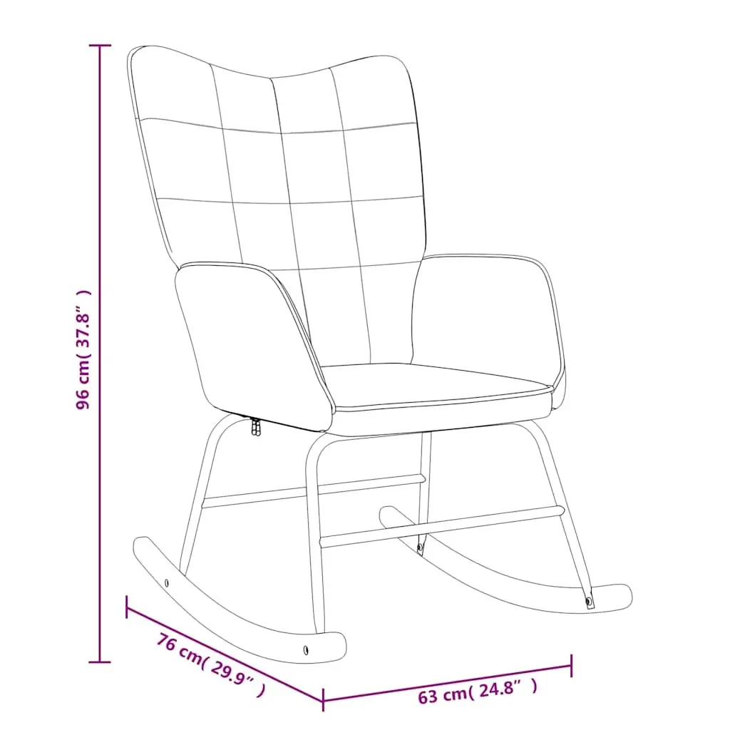 Rocking Chair with Stool