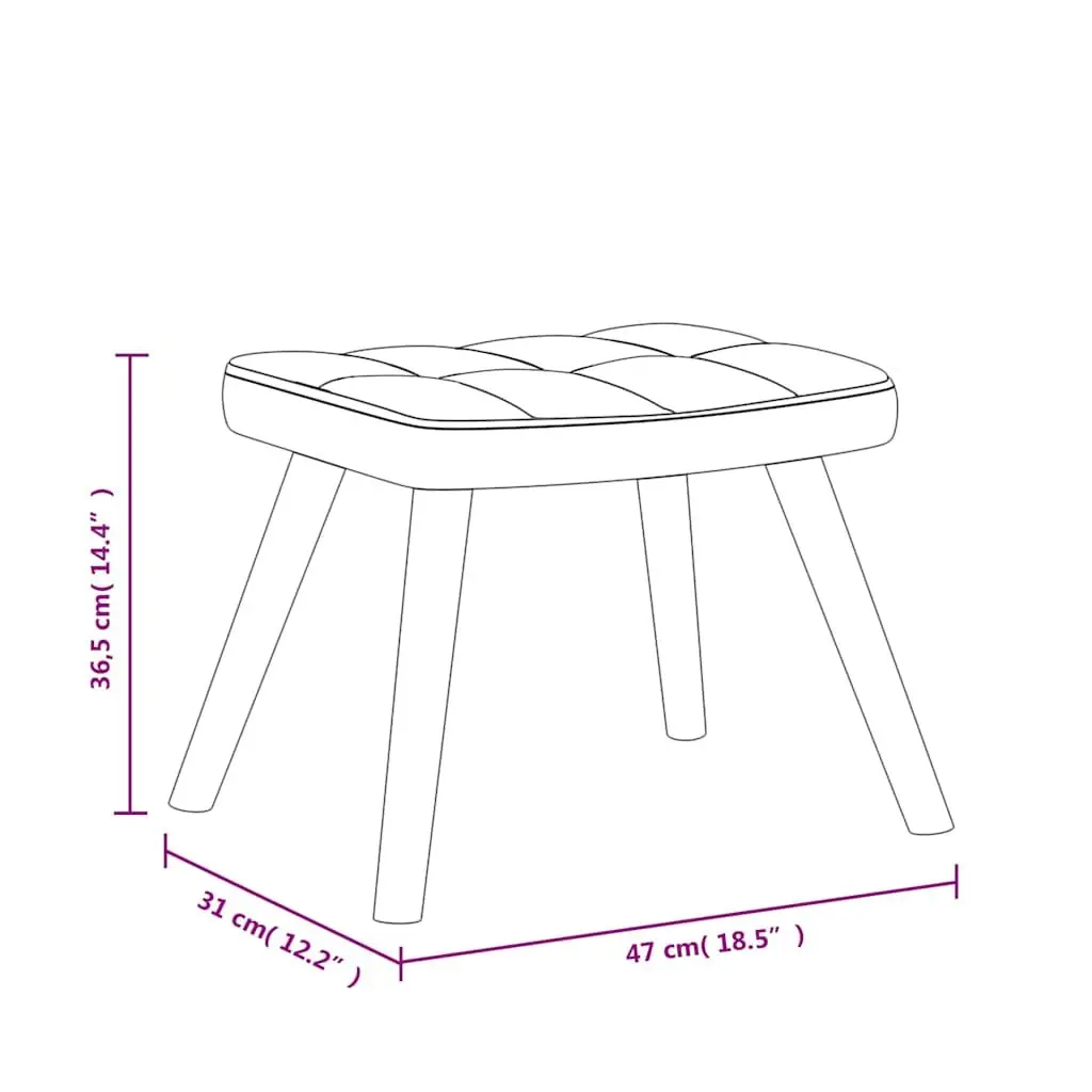 Rocking Chair with Stool