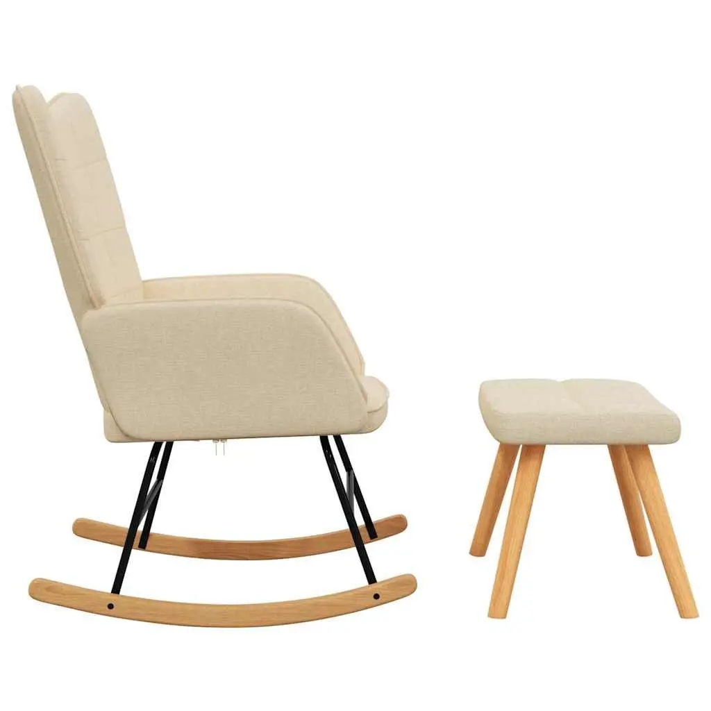 Rocking Chair with Stool