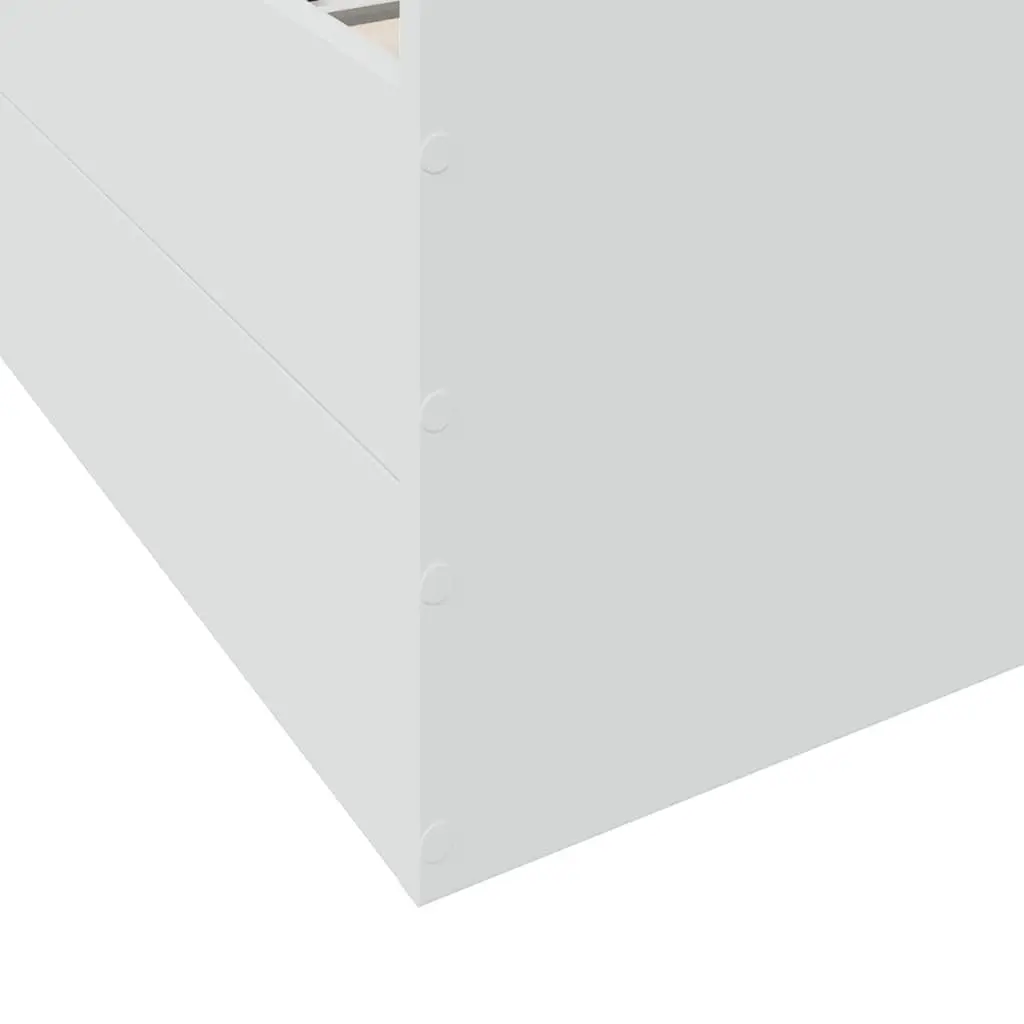 Bed Frame with Storage Drawers White 90x190 cm Bedroom Furniture
