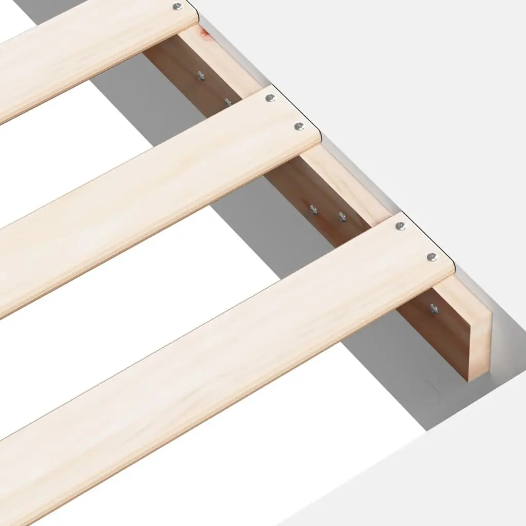 Bed Frame Slatted Base Queen Size 150x200 cm White with Storage Compartments