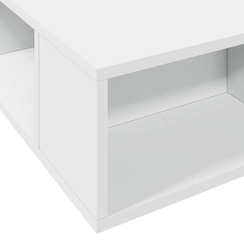 White Bed Frame 90x190 cm with Storage