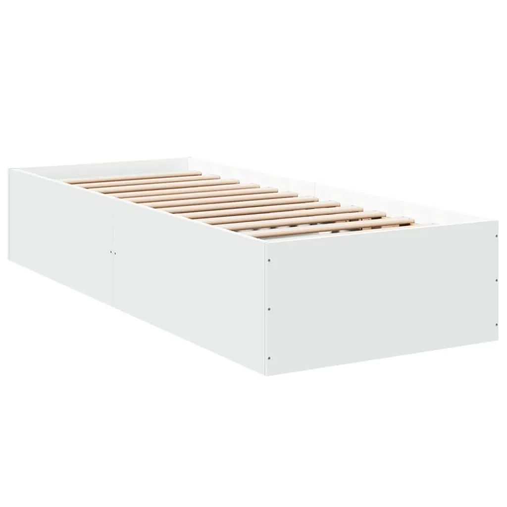 White Bed Frame 90x190 cm