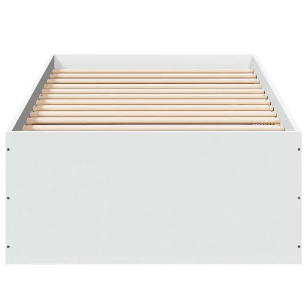 White Bed Frame 90x190 cm