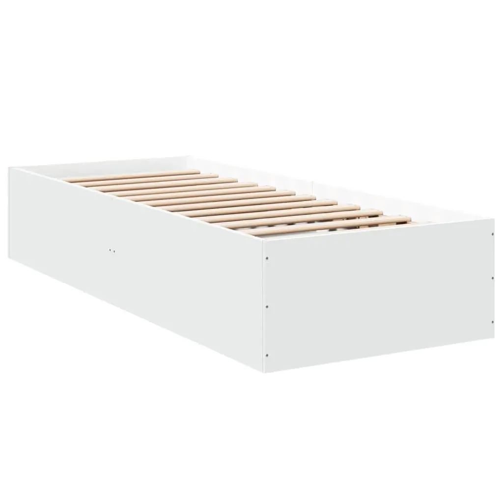White Bed Frame 90x190 cm