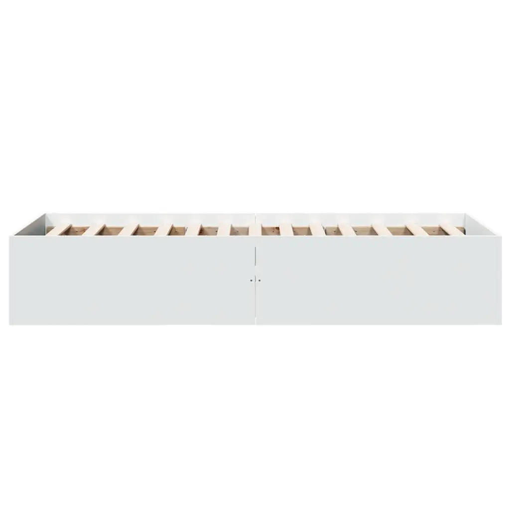 White Bed Frame 90x190 cm