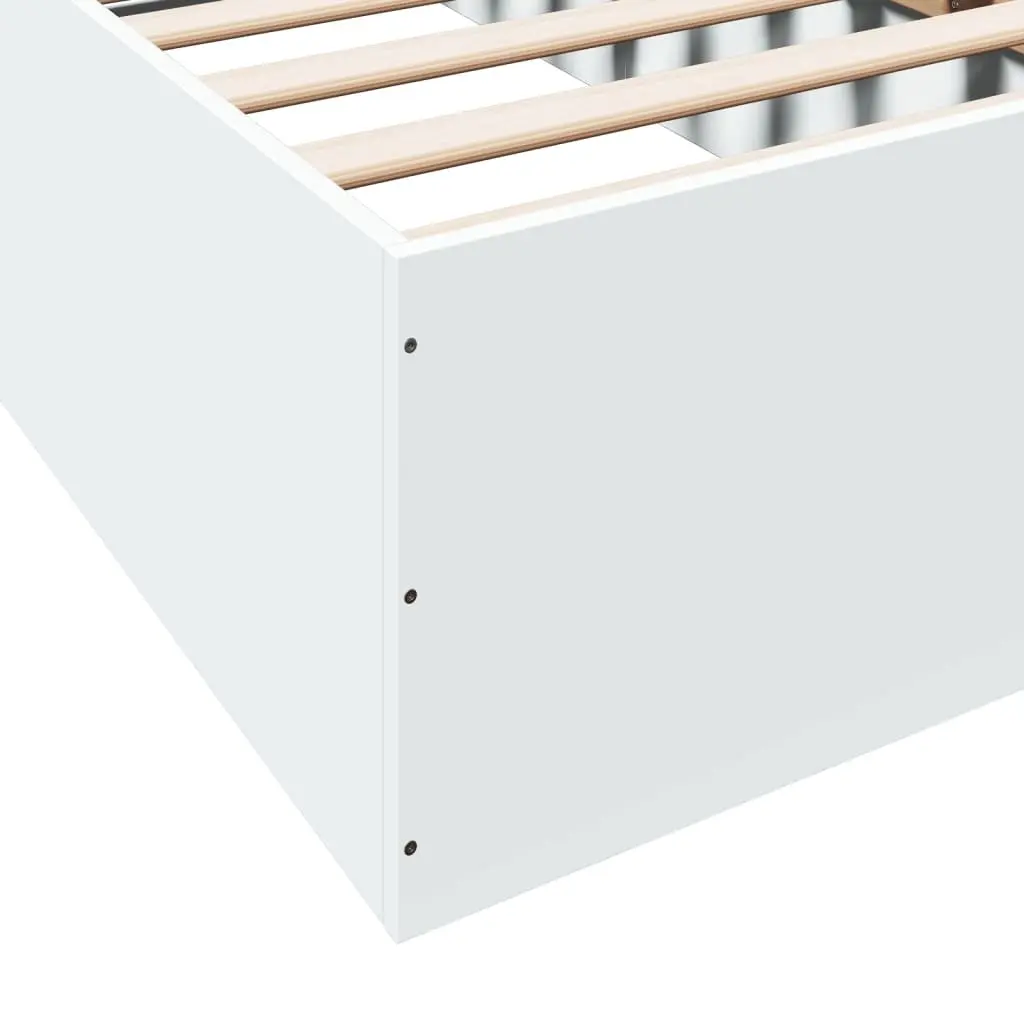 White Bed Frame 90x190 cm