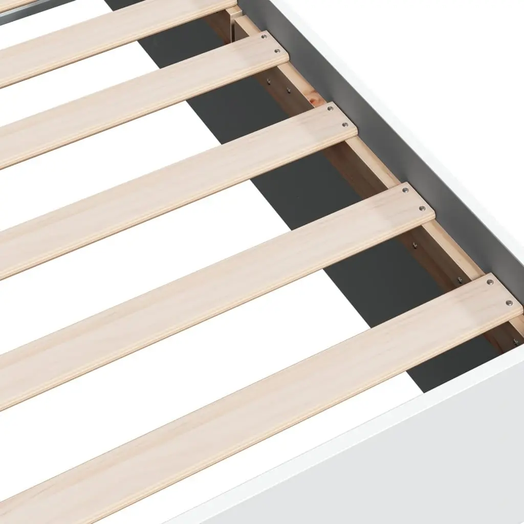 White Bed Frame 90x190 cm