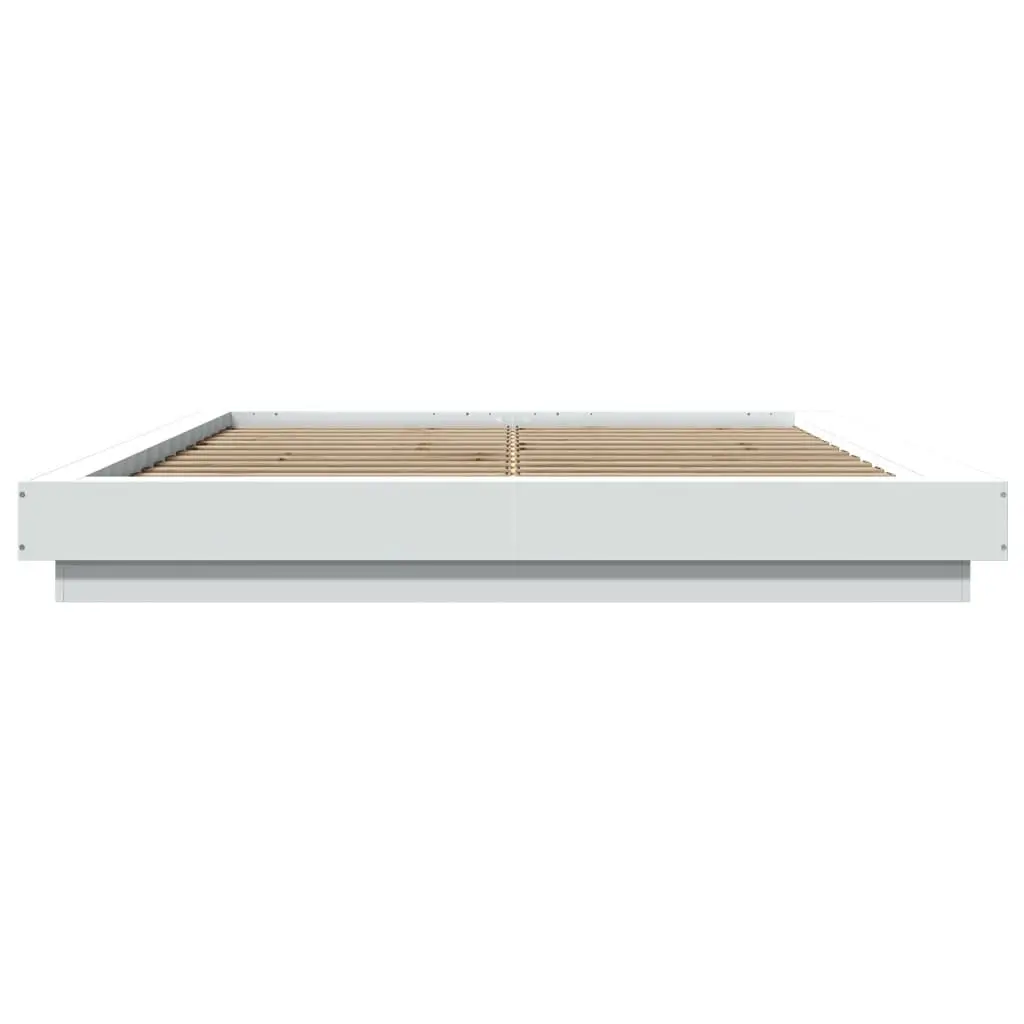 Bed Frame with RGB LED Lights 150x200cm