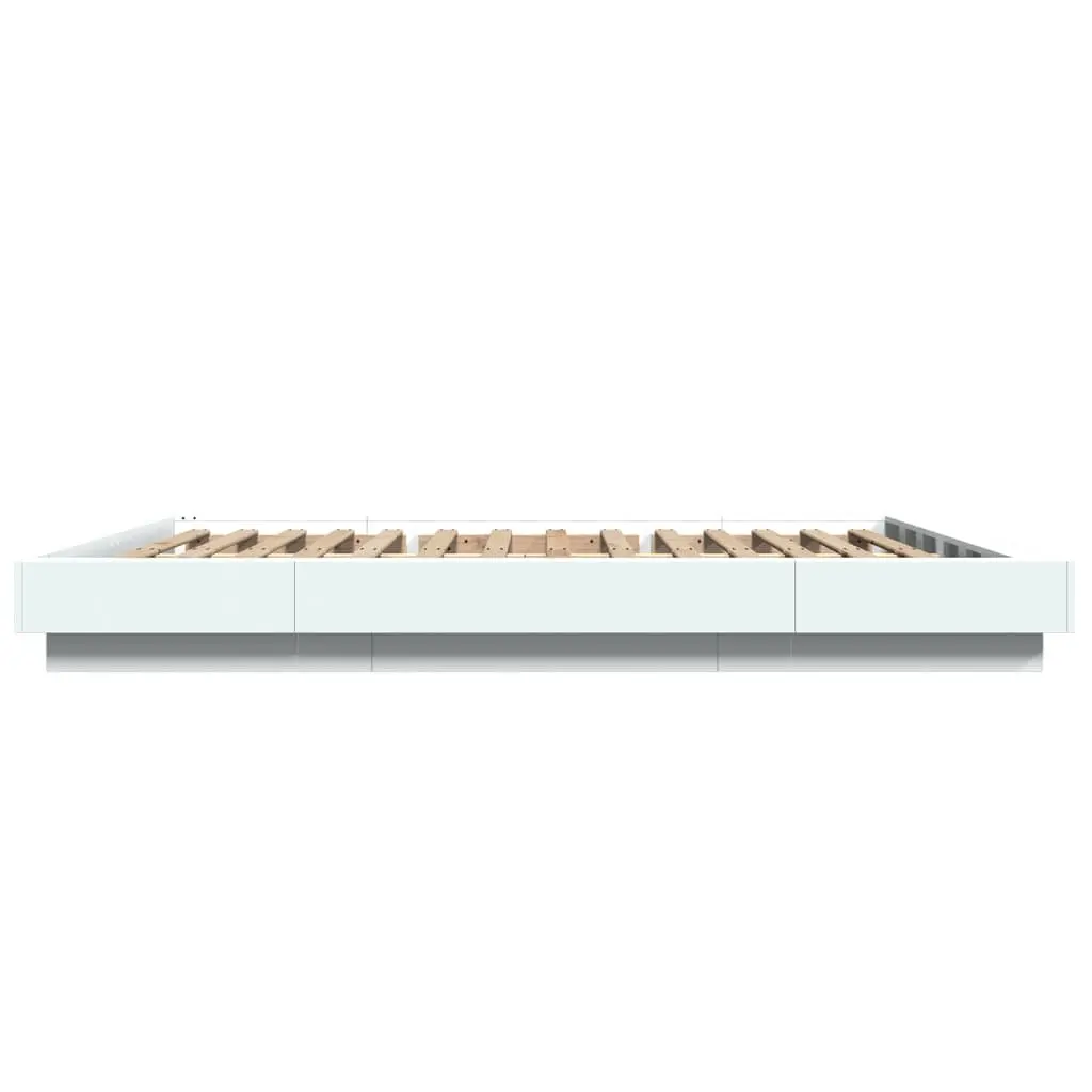 Bed Frame with RGB LED Lights 150x200cm