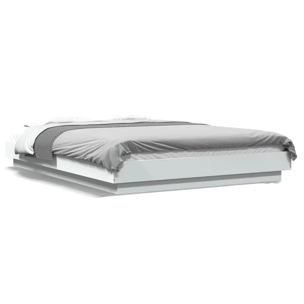 White Bed Frame 135x190 cm