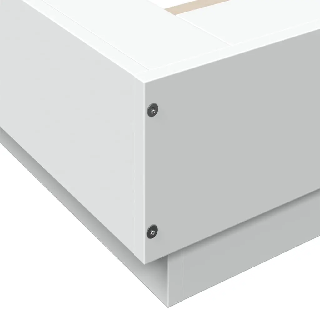 White Bed Frame 135x190 cm