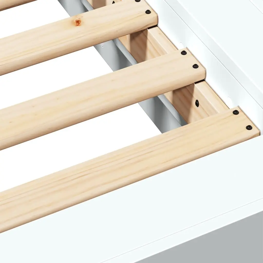 White Bed Frame 135x190 cm