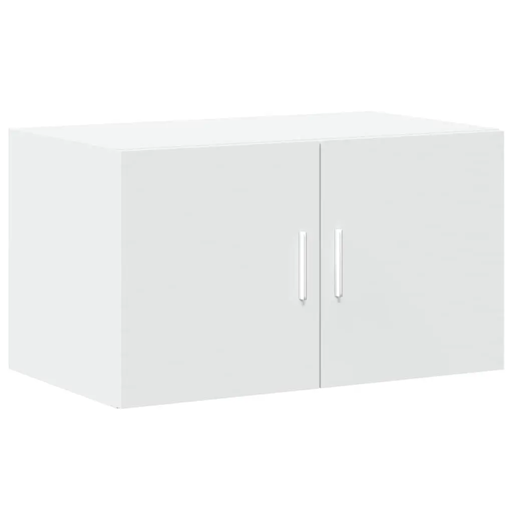 Storage Cabinet White Tall 70x42.5x225 cm Engineered Wood Cupboard Unit