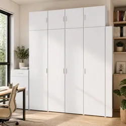 Friendly White Storage Cabinet for Your Home