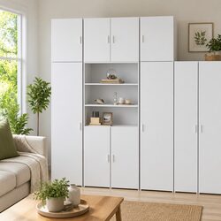Discover the Versatile White Highboard Storage Cabinet