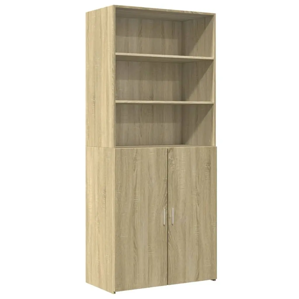 Highboard Engineered Wood Storage Cabinet Brown 80x42.5x185cm