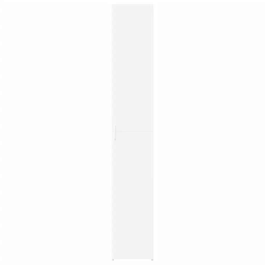 Highboard White Storage Cabinet 30x42.5x185cm