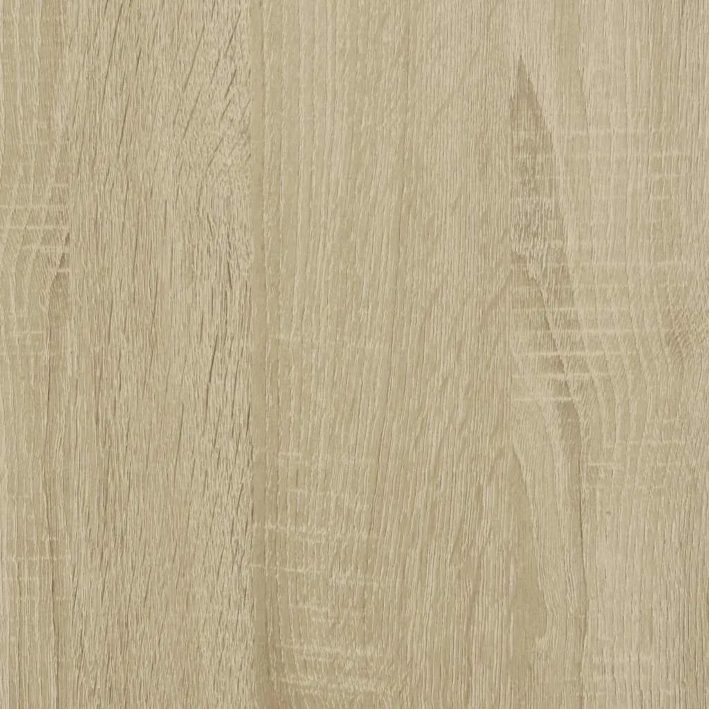 Highboard Storage Cabinet Brown Engineered Wood Sideboard Bedroom Living Room