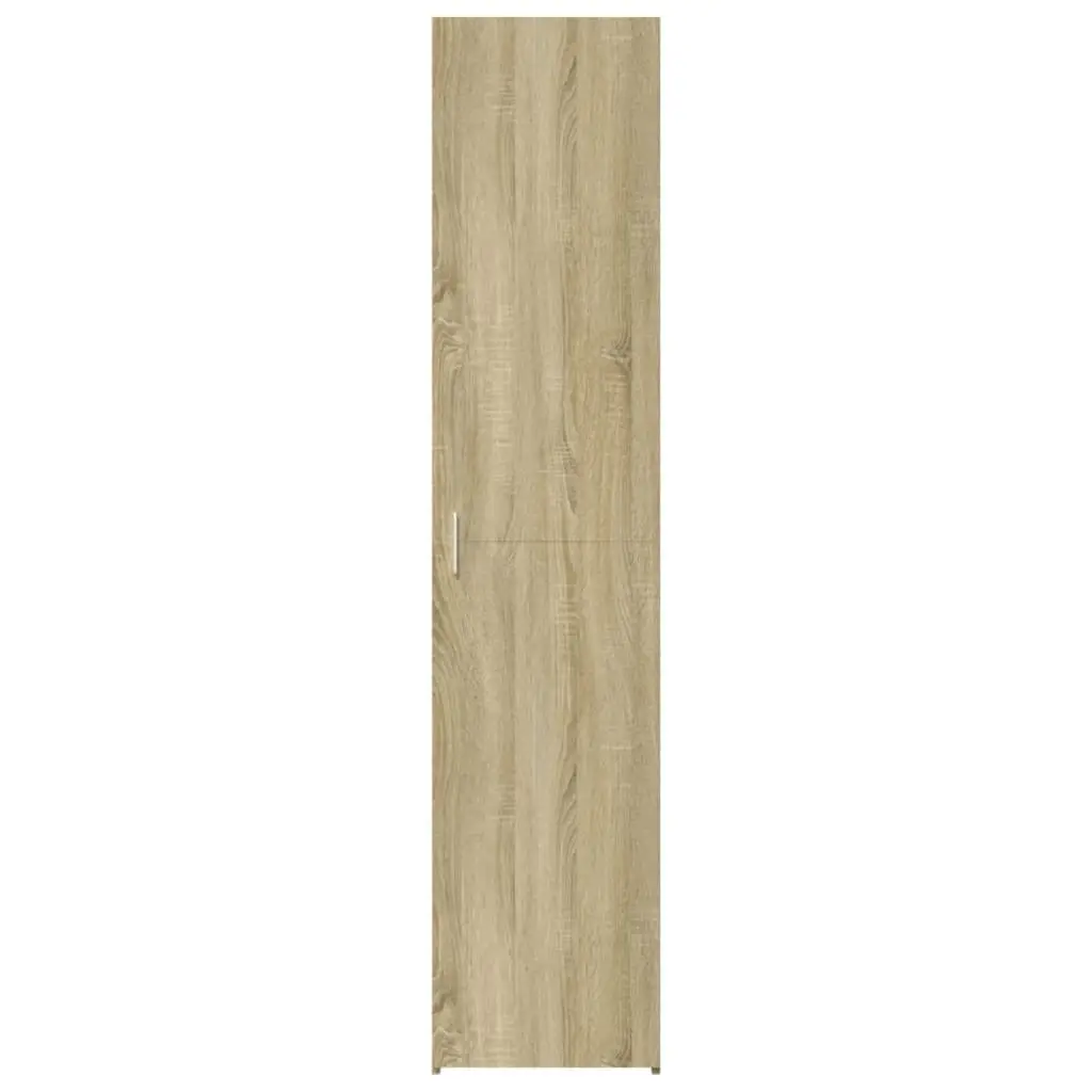 Highboard Storage Cabinet Brown Engineered Wood 40 x 42.5 x 185 cm