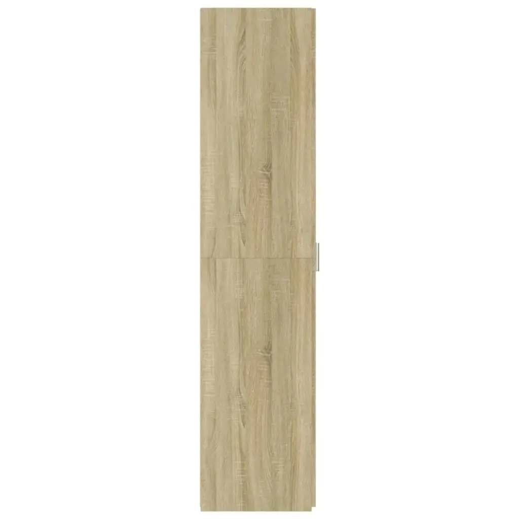 Highboard Storage Cabinet Brown Engineered Wood 40 x 42.5 x 185 cm