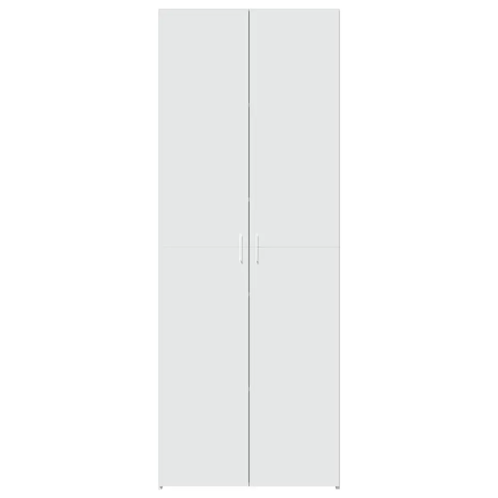 Highboard Storage Cabinet Engineered Wood White 70x42.5x185cm