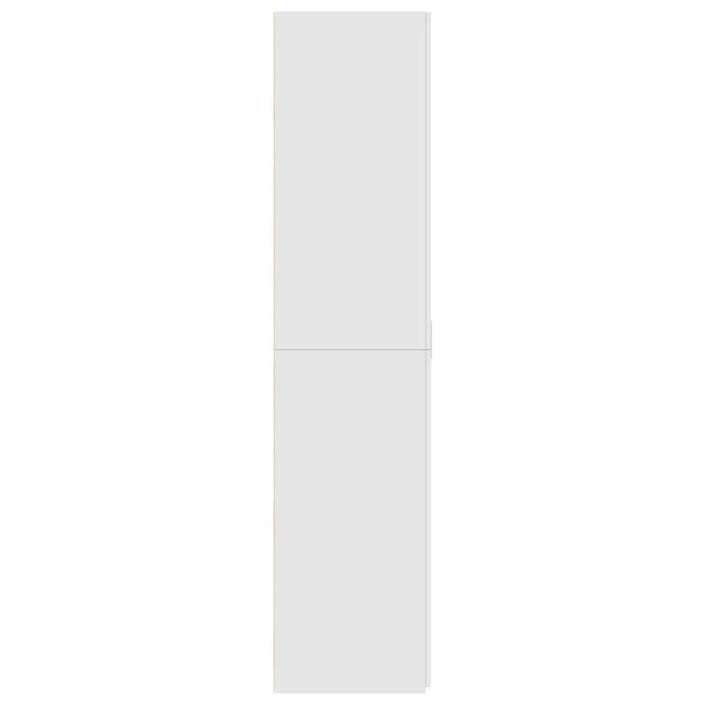 Highboard Storage Cabinet Engineered Wood White 70x42.5x185cm