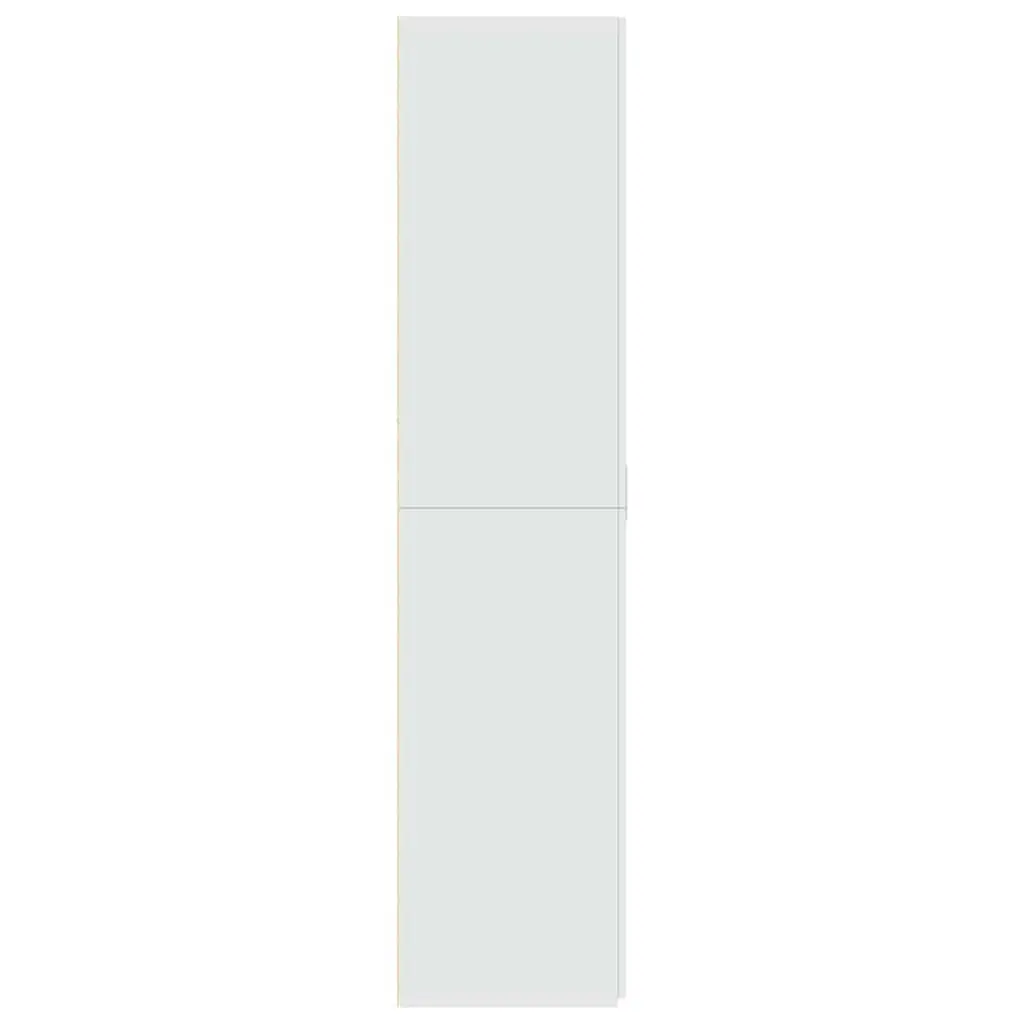 Highboard Storage Cabinet Engineered Wood White 70 x 42.5 x 185 cm