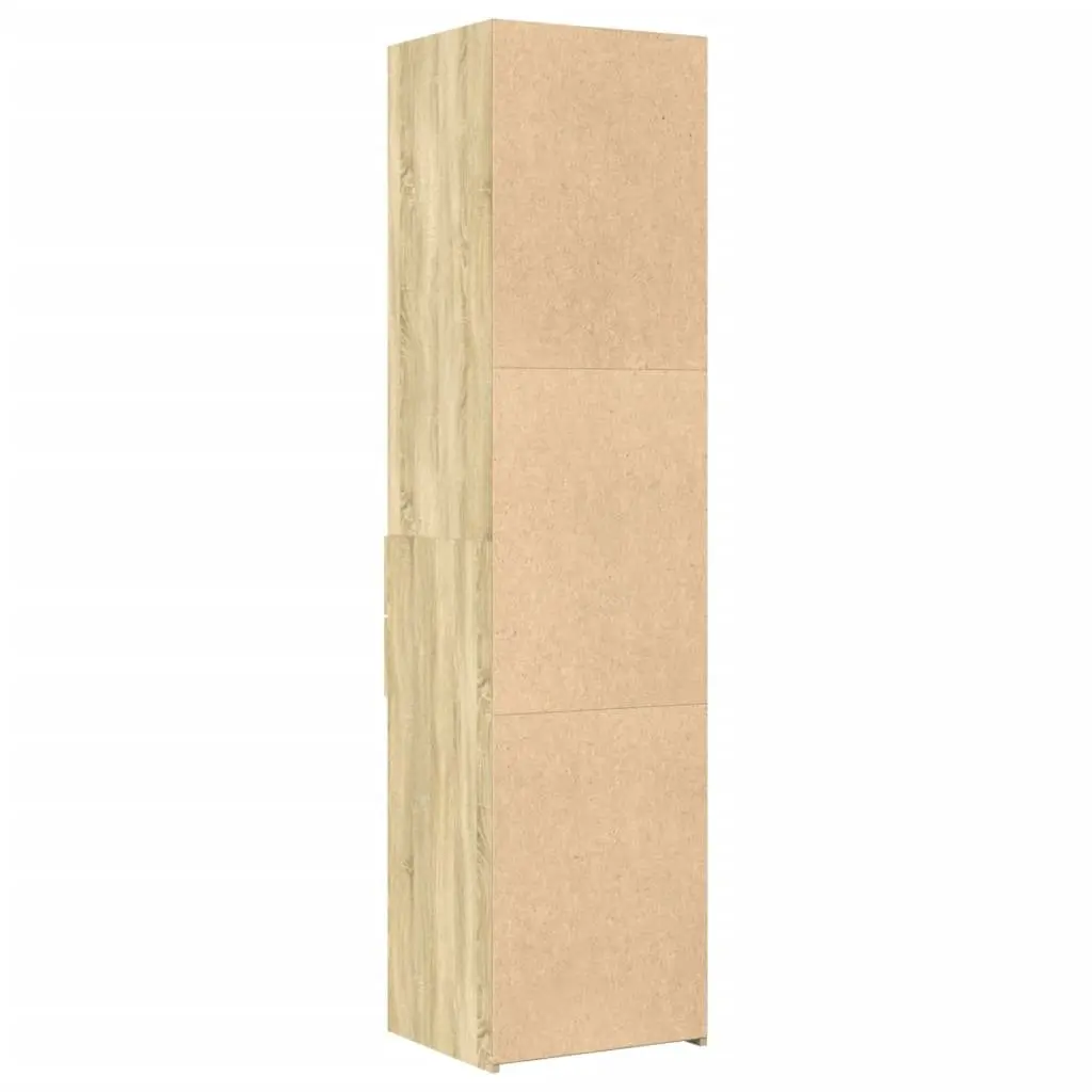 Highboard Storage Cabinet Engineered Wood Brown 45x42.5x185cm