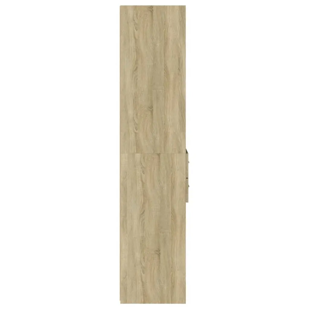 Highboard Storage Cabinet Engineered Wood Brown 45x42.5x185cm