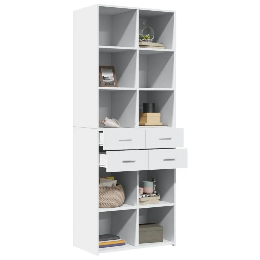 White Highboard Cabinet