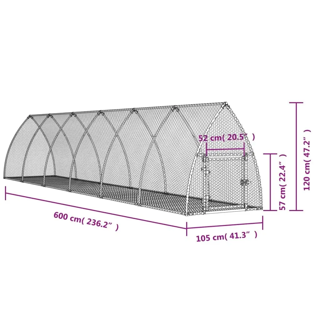 Rabbit Hutch Walk-In Enclosure Small Animal Cage Outdoor Pen Chickens Ducks