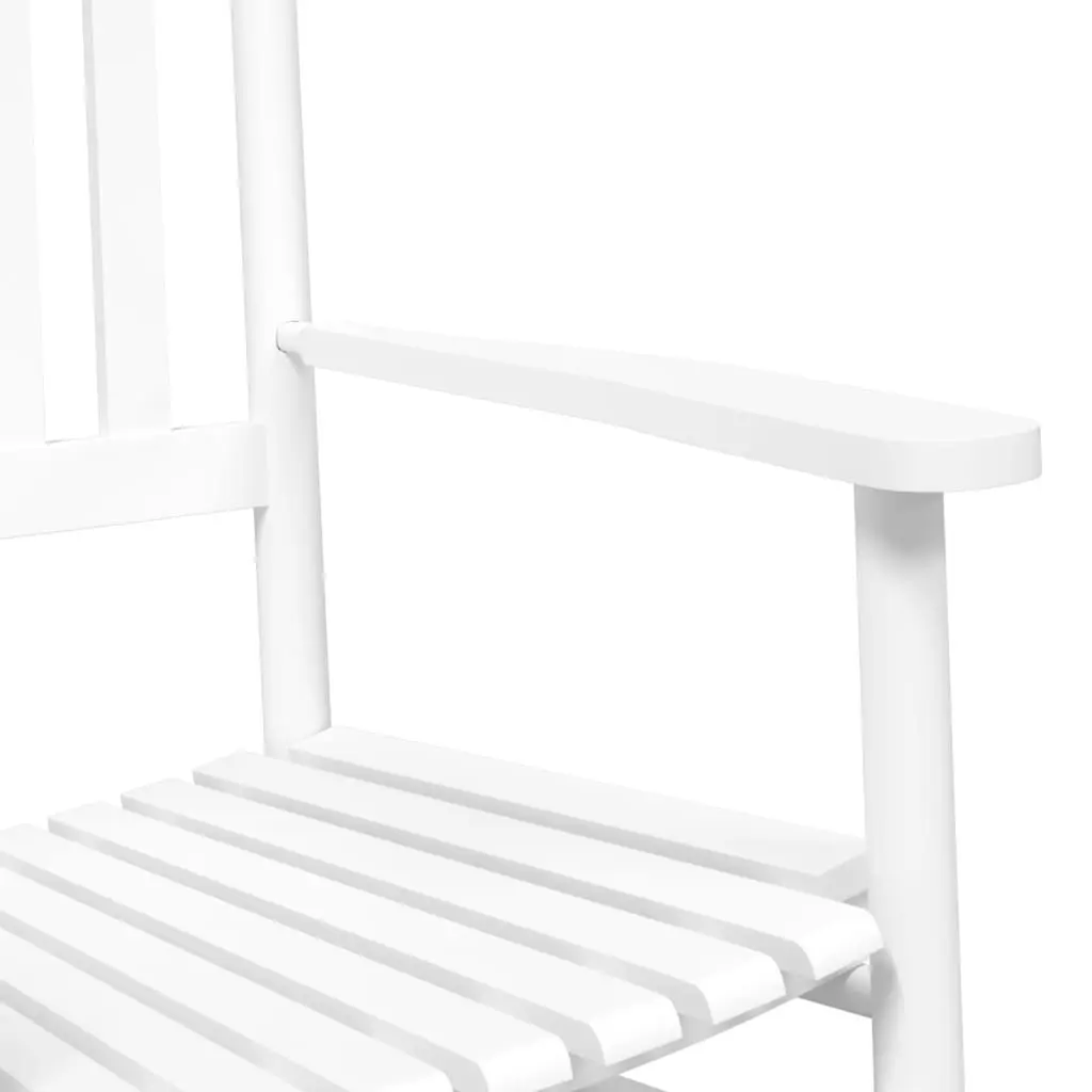 White Rocking Chair Set for Relaxation