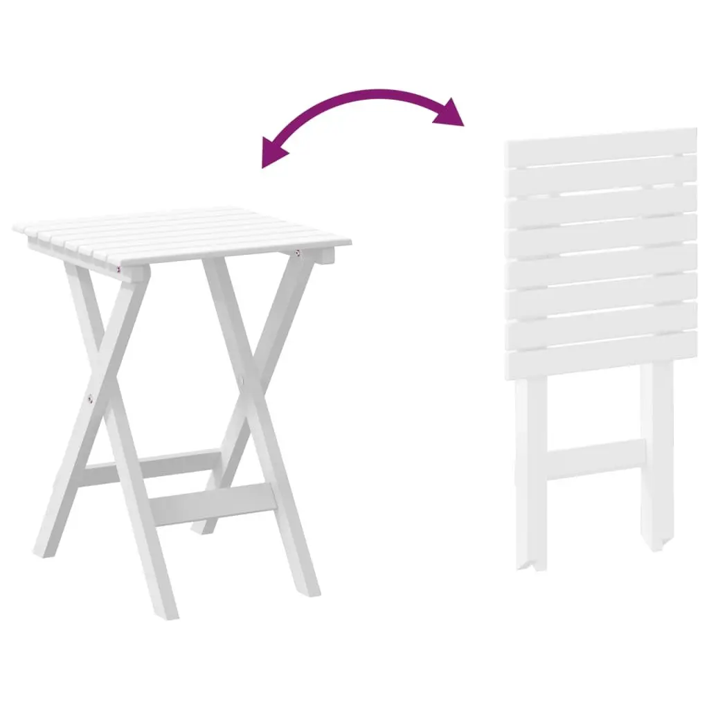 White Rocking Chair Set for Relaxation