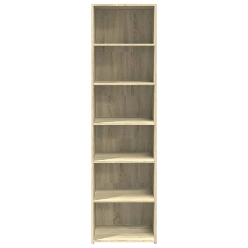 Highboard Storage Cabinet Brown Engineered Wood 50x41x185 cm