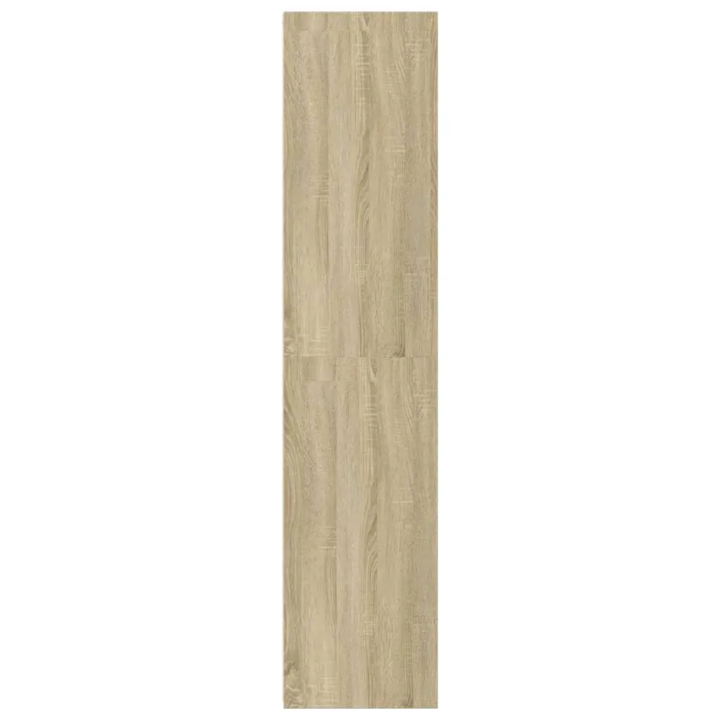 Highboard Storage Cabinet Brown Engineered Wood 50x41x185 cm