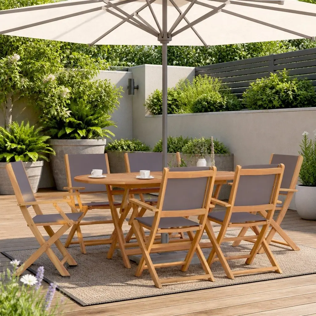 7 Piece Garden Dining Set