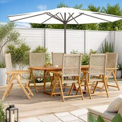Get Ready to Enjoy Outdoor Dining with This 7 Piece Set