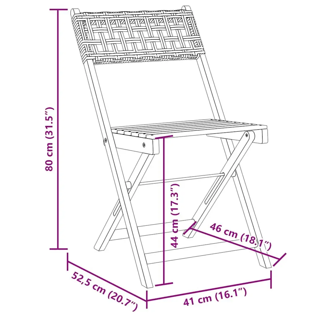 Black Bistro Set for Outdoor Gatherings