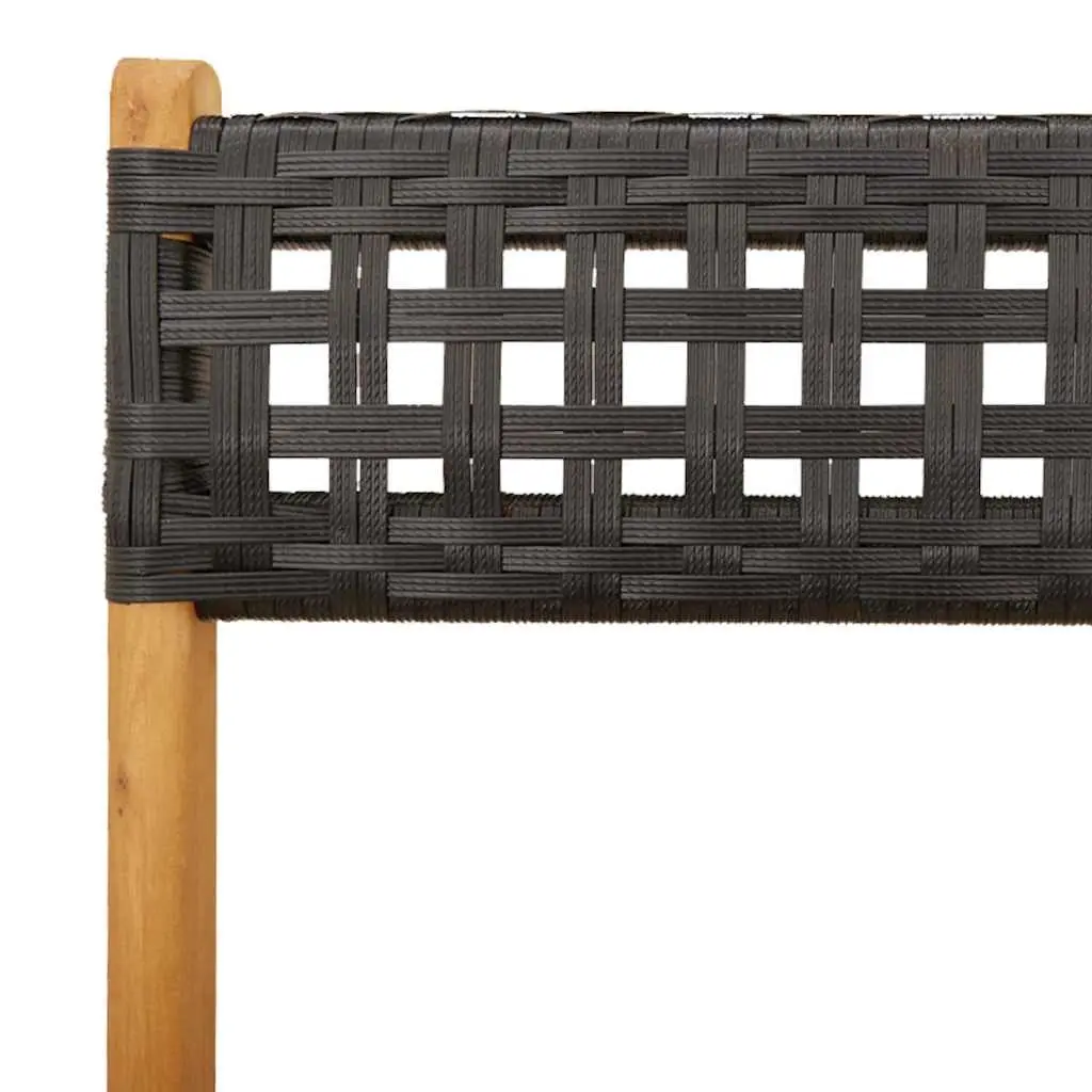 Black Bistro Set for Outdoor Gatherings